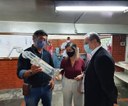 REITOR E VICE-REITORA VISITAM LABORATÓRIO DE HIALOTÉCNICA DA UFPB